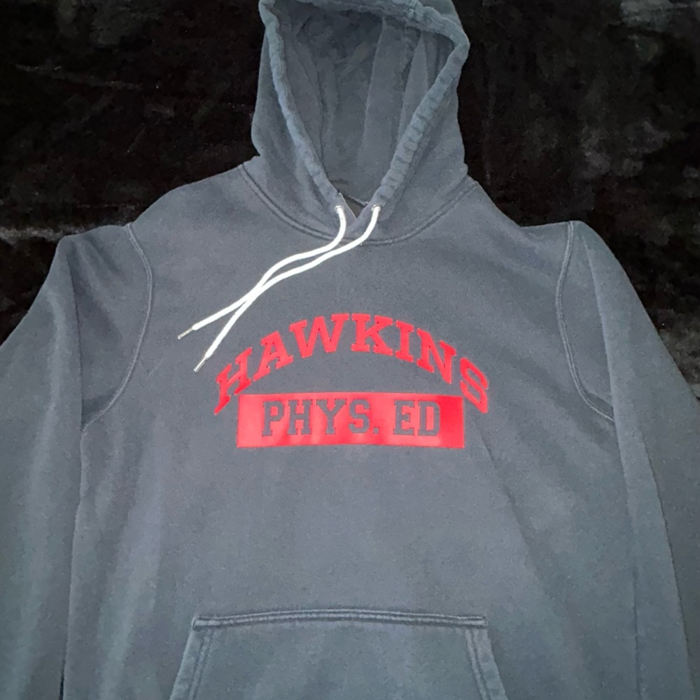 Nike “Stranger Things” Hawkins Phys. Ed -Black Hoodie